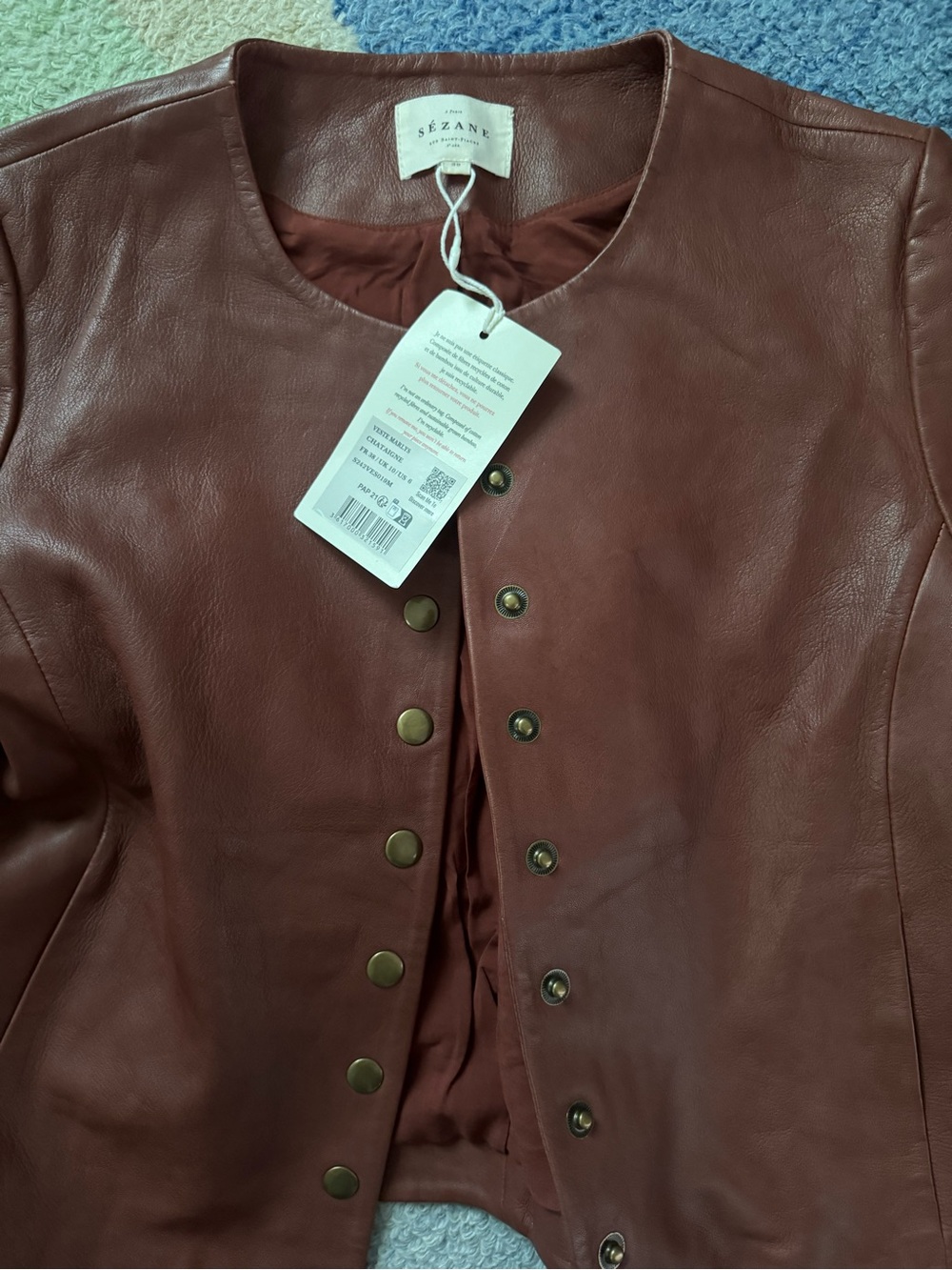 Sezane Marlys Jacket NWT size 6/38 - Picture 5 of 6